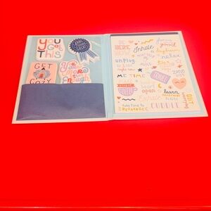 Free Period Press Self-Care Stickers, Pad, n Puffy Stickers Book Folio Hardcover